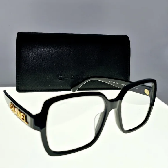 Chanel Black eyeglasses Frames RX optical CH5408a c622 High bridge Blue light - Picture 2 of 16